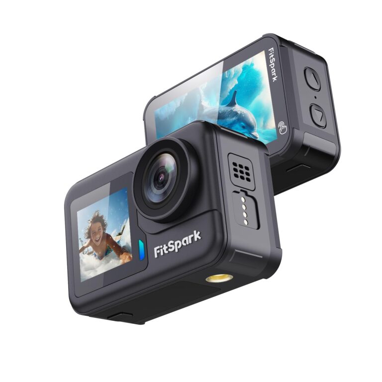 fitspark dolphin 1 0 20m camera 4k30fps touchscreen eis action camera