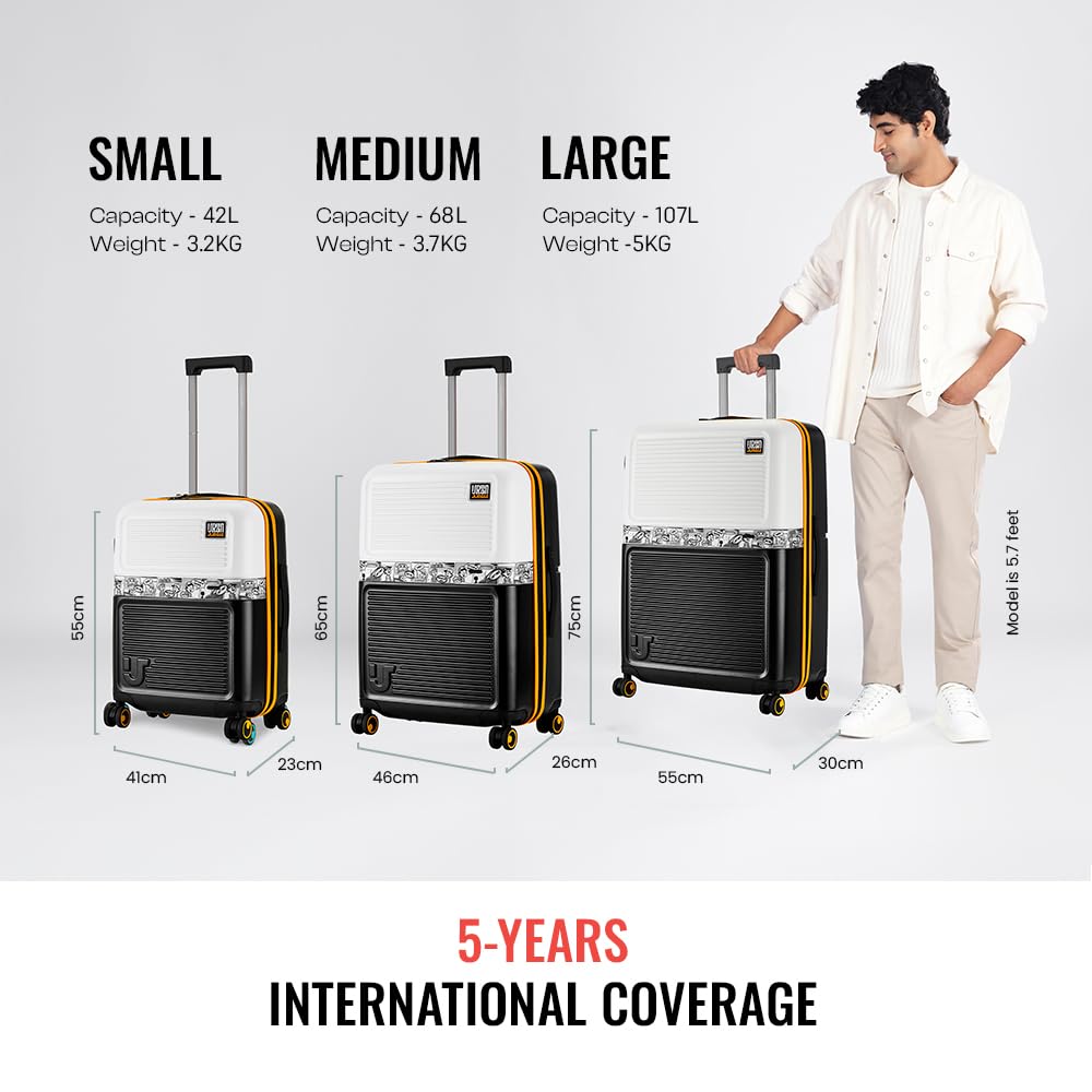 Urban Jungle Safari Premium Cabin Trolley Bag: Smart Travel